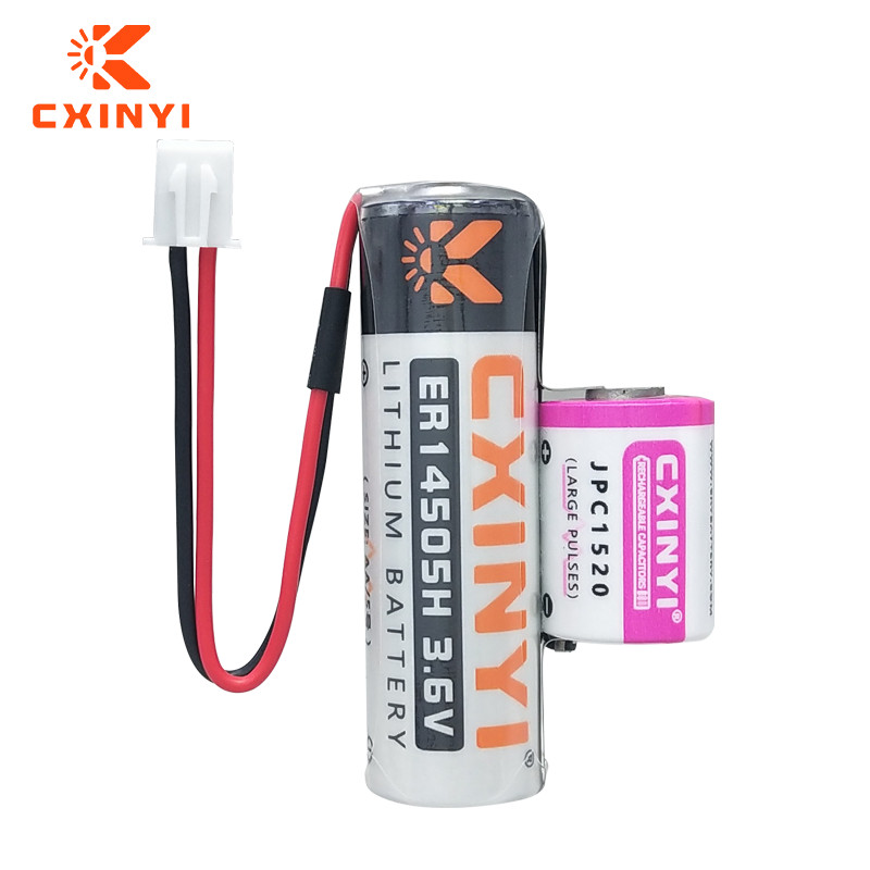CXINYI ER14505H + JPC1520 Pin Lithium Thionyl Clorua và Siêu tụ điện Song song 3.6V cho Đồng hồ đo n