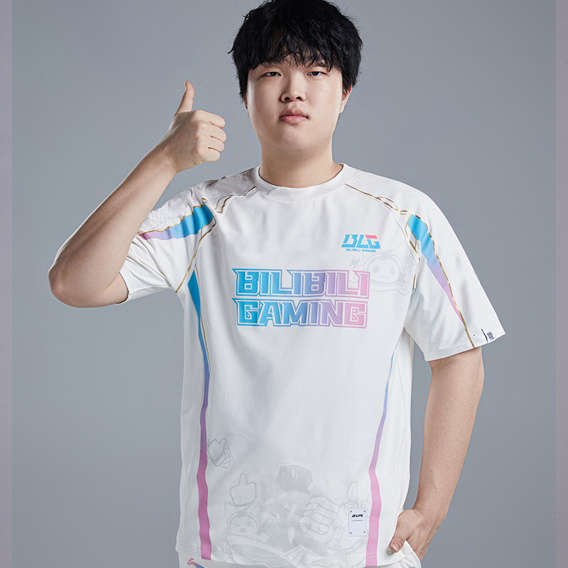 Đồng phục đội BLG Cuộc thi thường xuyên LPL Team S15 Thi đấu BIN Quần áo ELK Áo thun ngắn tay Hàng h