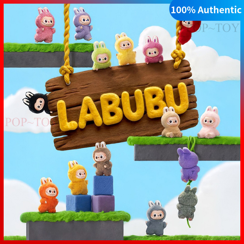 POPMART Labubu the Monsters pin for love Series Vinyl plush pendant blind box pop mart labubu keycha