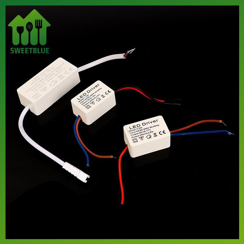 SWEET 1PC 1-3W 3-5W 4-7W 8-12W12-18W 18-24W LED Driver Light Transformer Bộ chuyển đổi nguồn điện kh