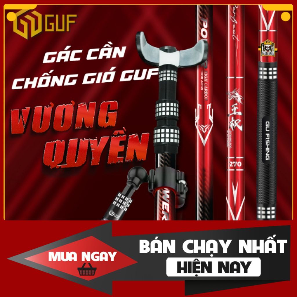 Sản Phẩm Gác Cần Chống Gió GUF Vương Quyền Fishing