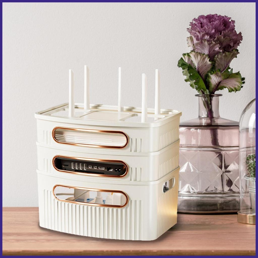 Wifi Router Hider Wifi Router Lưu Trữ Holer Có Thể Tái Sử Dụng WiFi Modem Kệ WiFi Router Hộp Bảo Quả