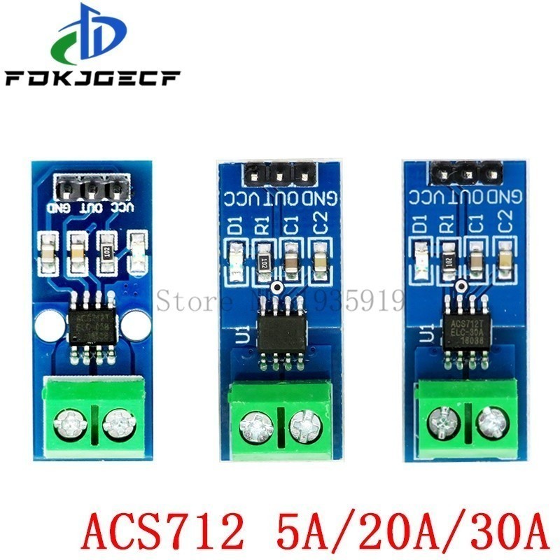 103 Mô-đun Cảm Biến Dòng Điện ACS712 5A 20A 30A 5A / 20A / 30A ACS712
