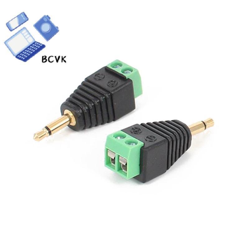 [BCVK] Thiết bị đầu cuối vít Mono Male sang AV 3,5mm Mono Ja Stereo Male Plug Audio Mono Channel Plu
