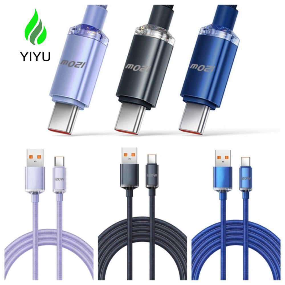 YIYU Dây sạc nhanh YIYU 120W 6A, Cáp USB Type C USB C 120W USB Type C, Dây dữ liệu 120W 6A Sạc nhanh