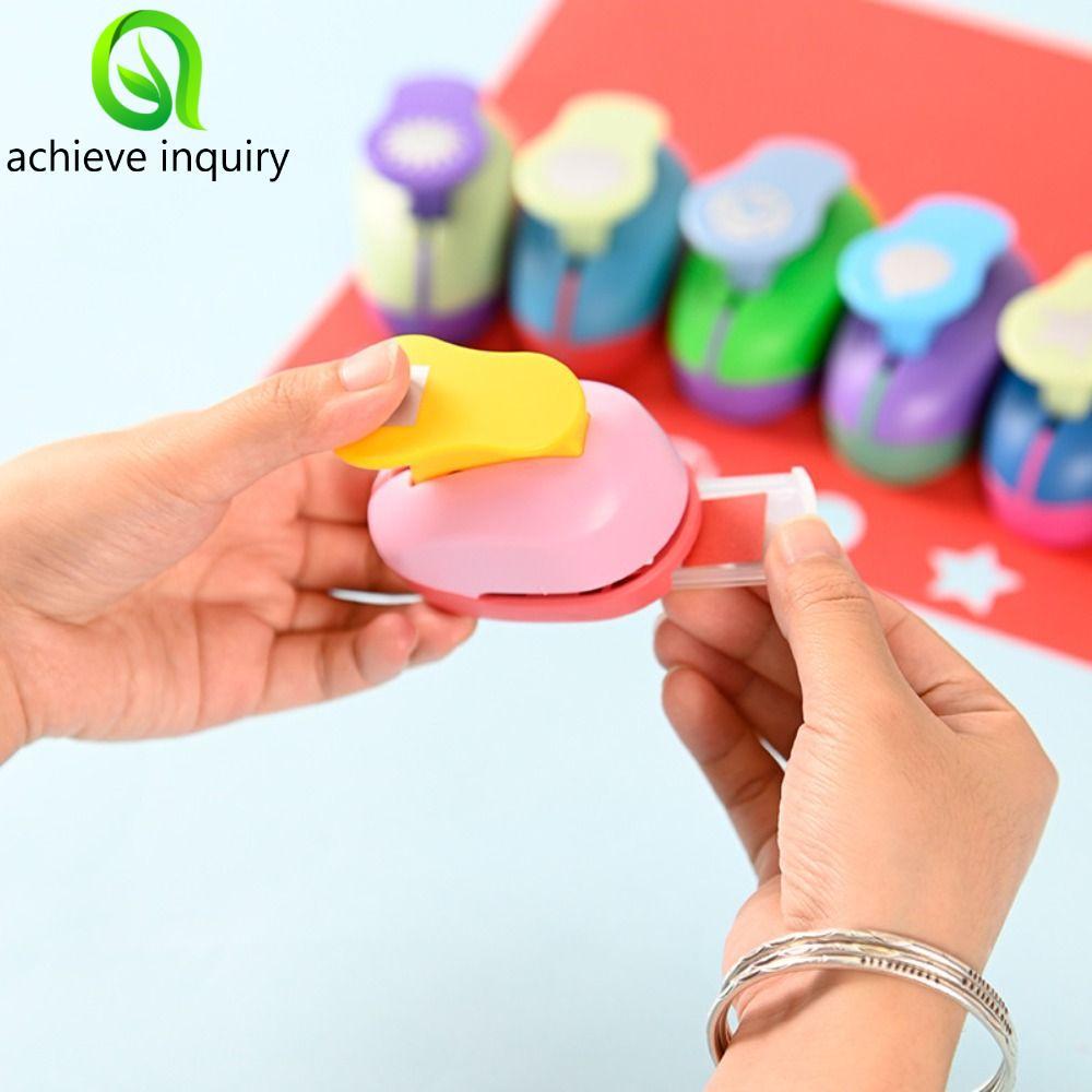 achieve inquiry ACHIEVE INQUIRY Stamp Border Punch, Puncher Stamp Shape Butterfly Knot Embossing Mac