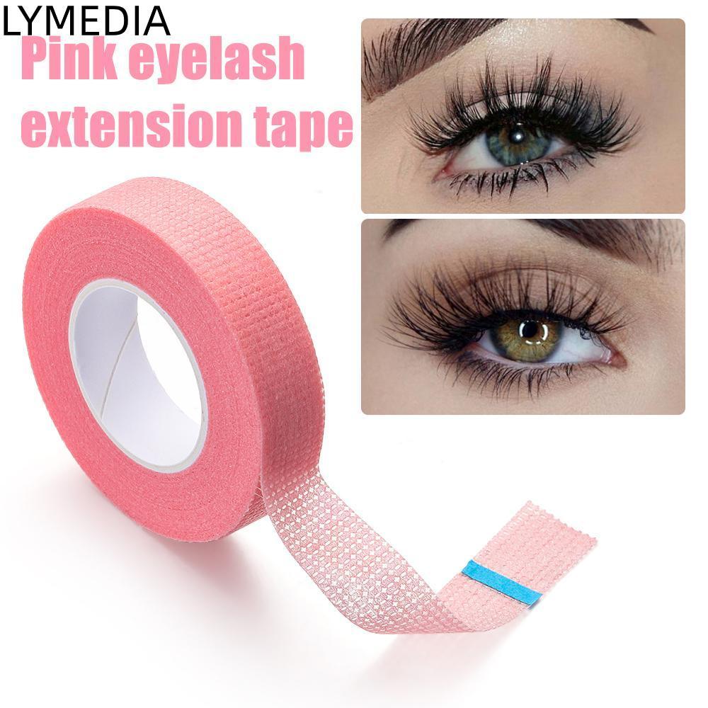 LYMEDIA Lông Mi Giả Nối Dài Băng Micropore Vải Dễ Rước Ghép Lông Mi Giả