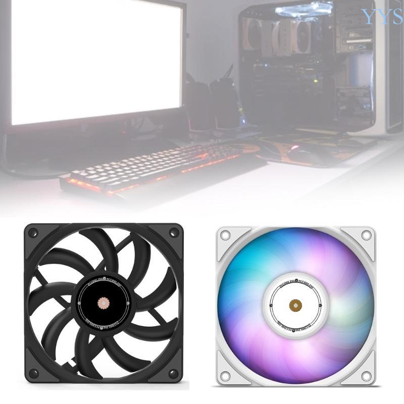 YYS Router Quạt Làm Mát PC Khung Làm Mát Yên Tĩnh ARGB Power 120X120MM Quạt Bảo Vệ Lưới Cho PC Khung