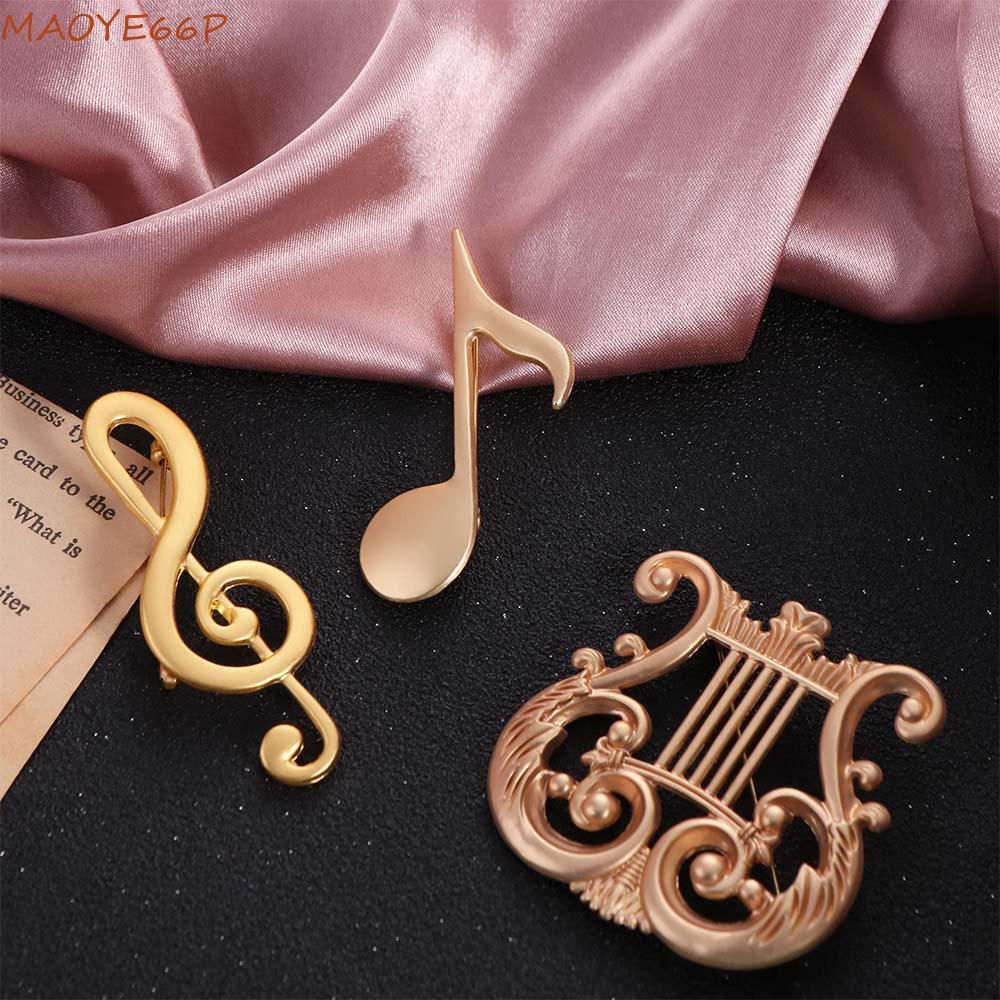 MAOYE66P Eighth Note Pin, Music Note Treble Clef Pins