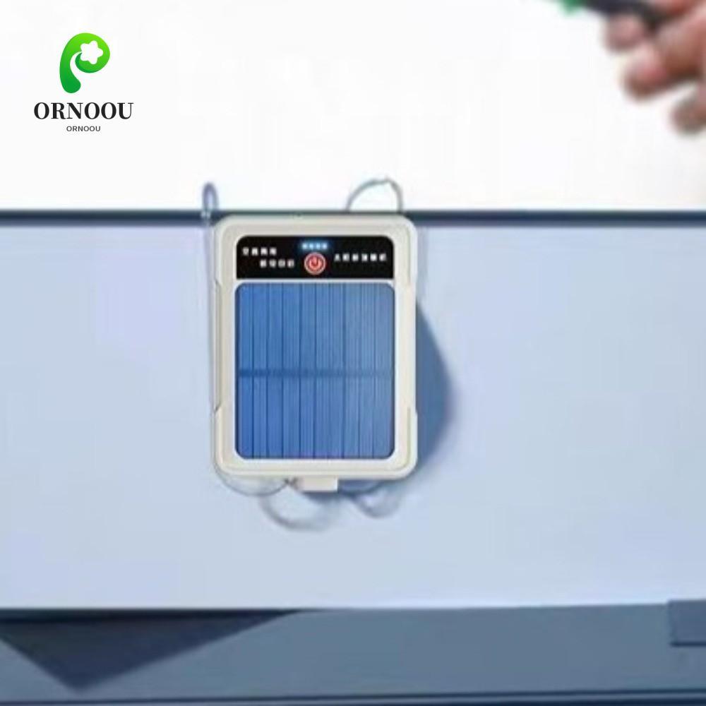 Máy sục khí cầm tay ORNOOU, Máy bơm oxy năng lượng mặt trời siêu im lặng chống nước, Máy tăng áp oxy 2-4L / phút USB có thể sạc lại Máy tạo oxy nhỏ tự động Sử dụng trong gia đình