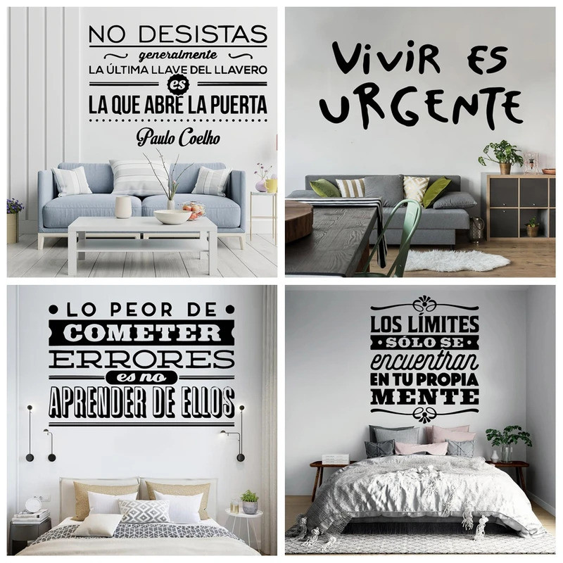 Câu Dán Tường Phụ Kiện Trang Trí Nhà Cửa Phòng Khách Phòng Ngủ Nghệ Thuật Treo Tường MURAL Thả Vận C