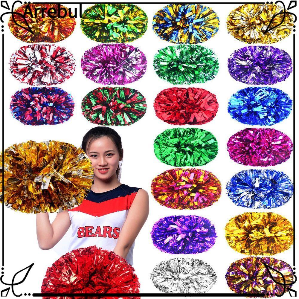 ARREBUL Cổ Vũ Bóng Cổ Vũ Cuộc Thi Hòa Nhạc Hoa Tay Cầm Đôi Lỗ Khiêu Vũ Trang Trí Tiệc