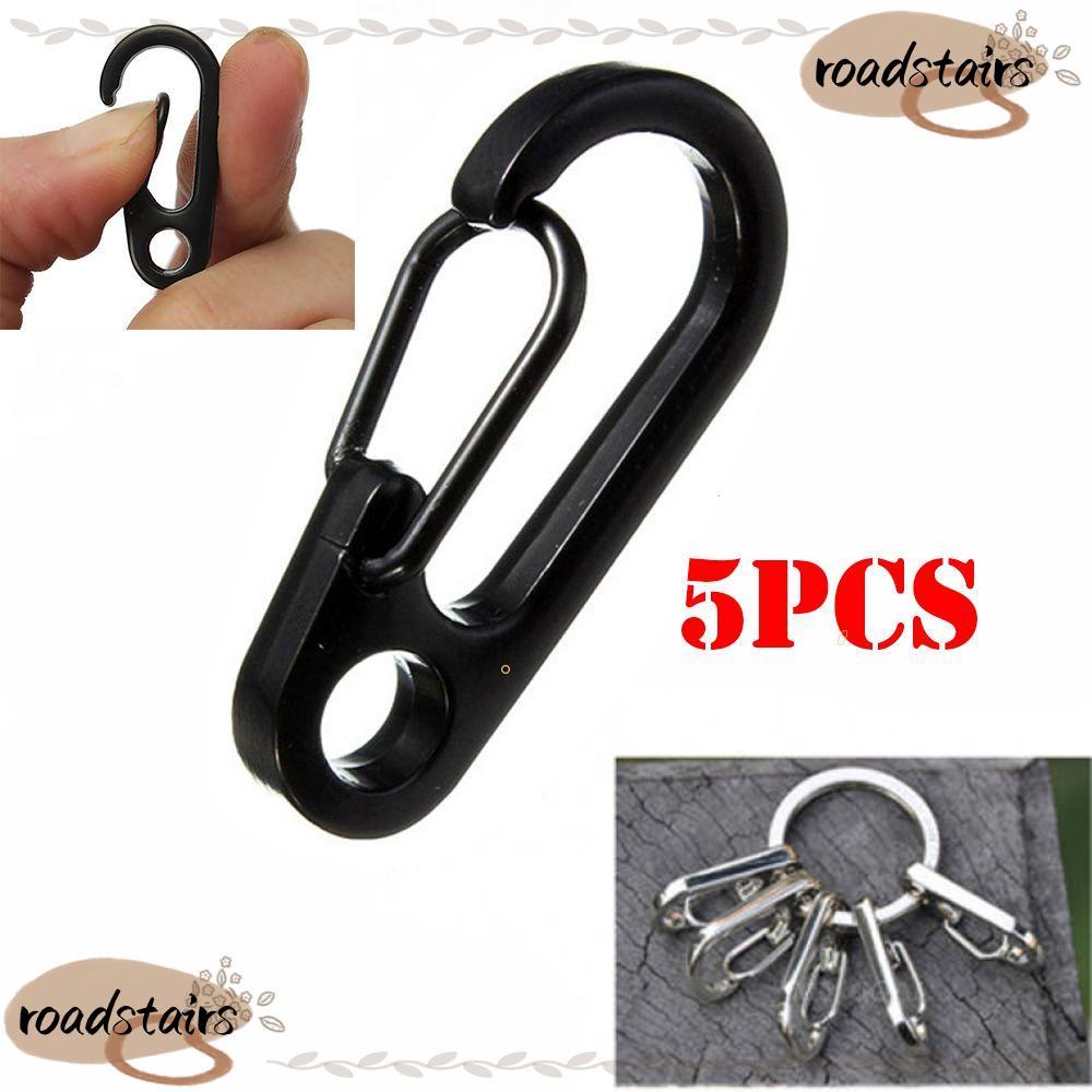 ROADSTALIS 5 chiếc Khóa lò xo EDC Clip Tool Móc khóa