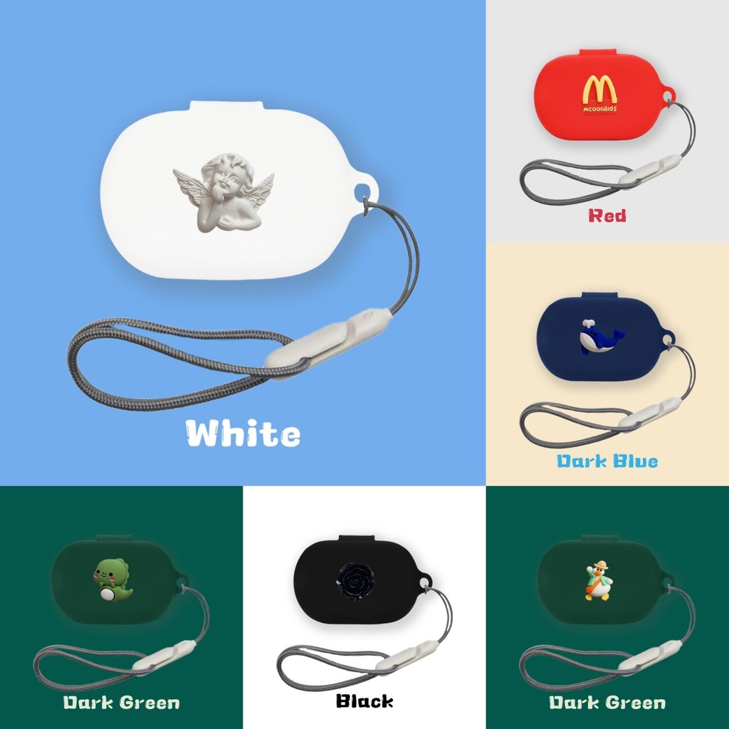 Case for QCY Crossky R50 Silicone Soft Case with Lanyard Pendant Suitable for QCY Crossky R50 Shockp