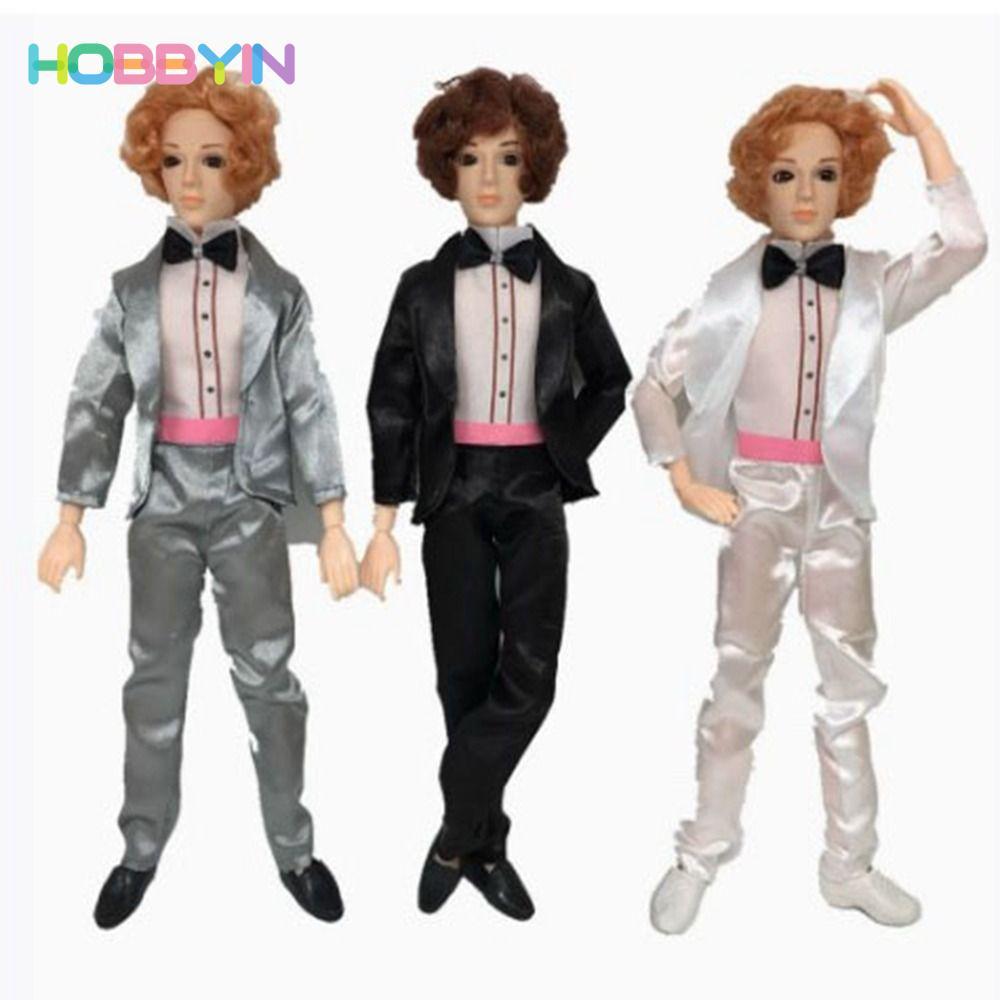 HOBBYIN 11 Bộ 1 / 6 Quần Áo Búp Bê Nam, Đẹp Trai Hàng Ngày Phù Hợp Với Áo Sơ Mi Quần, 6 Phong Cách N