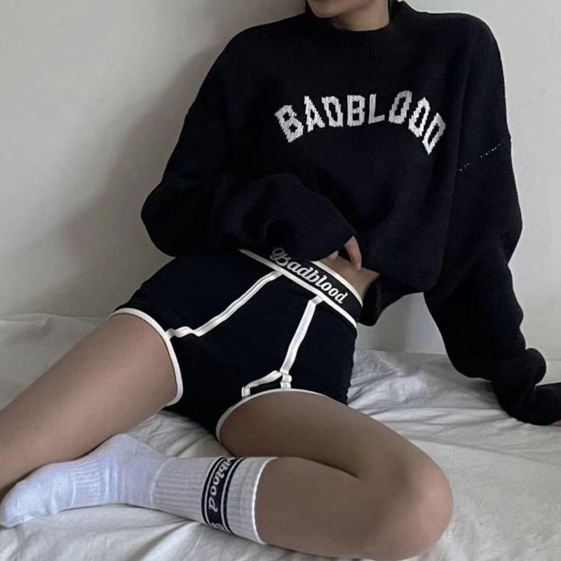 Badblood  bcac Series of sports underwear for women, high-waisted casual briefs and boxer shorts