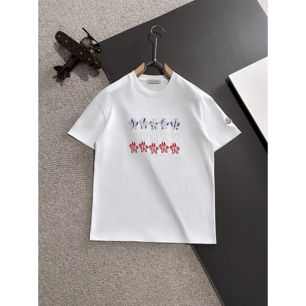 Jacket Moncler 6XL cổ tròn tay ngắn, thiết kế cặp đôi phong cách nam, thoải mái thoáng khí - Officia