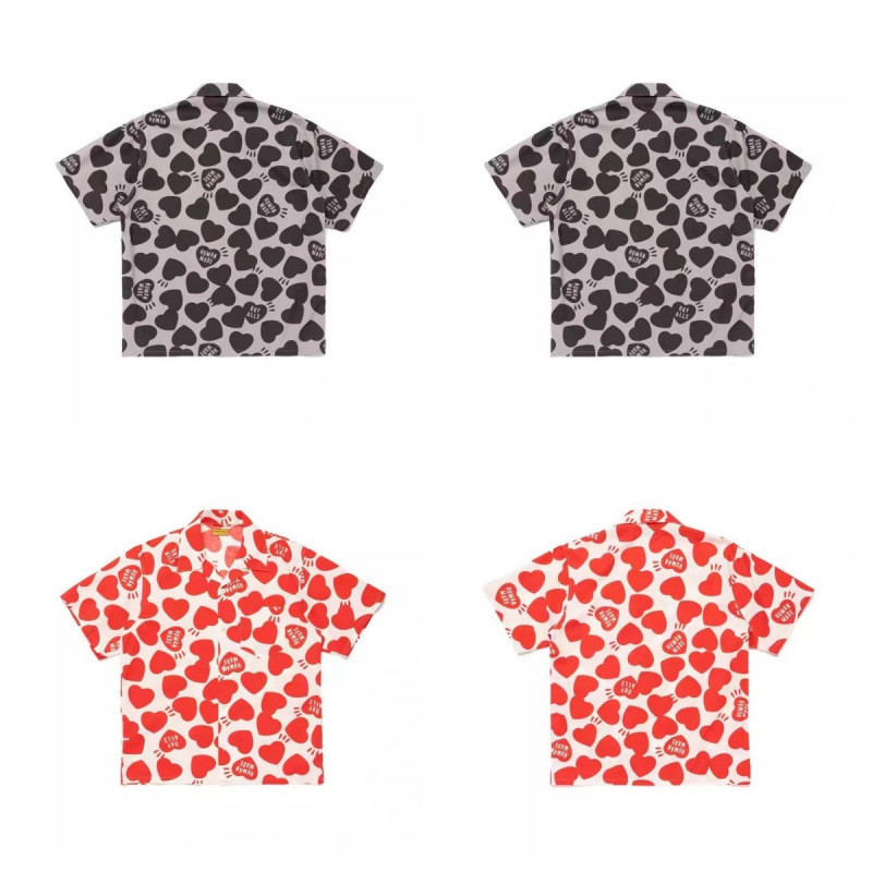 9WWN Spot Goods[Daily Order]25ss Summer human All-over printed short-sleeve shirt Hawaiian style bea