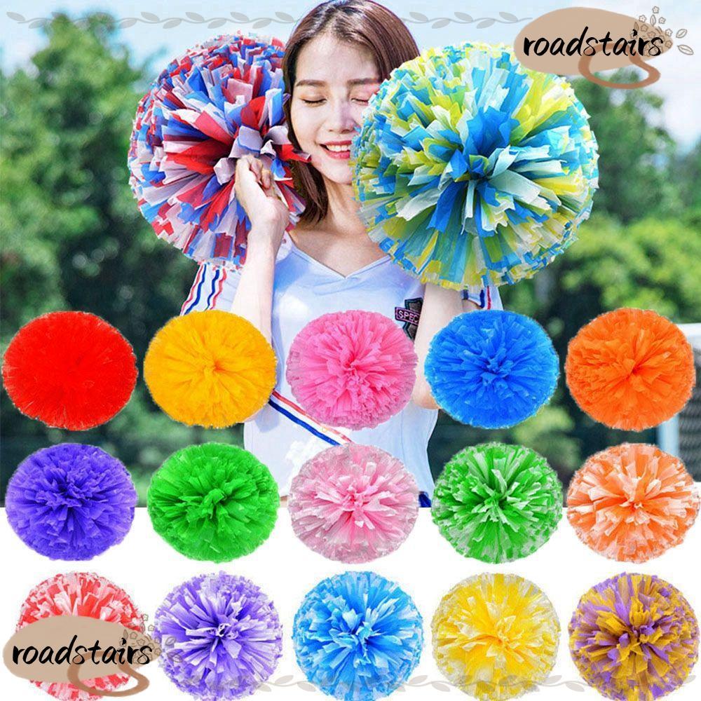 ROADSTAIRS Cổ Vũ Bóng Cổ Vũ Nhẫn Phong Cách Lạ Mắt Tay Cầm Đôi Lỗ Khiêu Vũ Trang Trí Tiệc