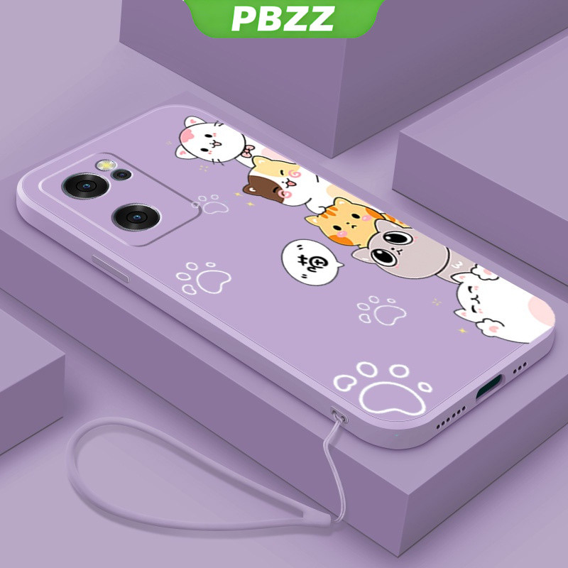 ốp lưng oppo reno 7 5g oppo reno 7 4g Ốp Điện Thoại Silicon Mềm Mịn Thiết Kế Hình Mèo DZMM01 Cho opp