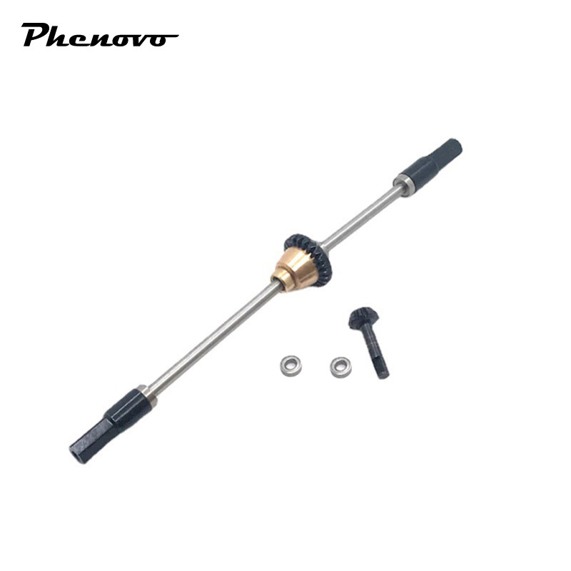 Trục sau Vi sai cho WPL D12 RC Xe bánh xích Leo xe tải Phụ tùng thay thế