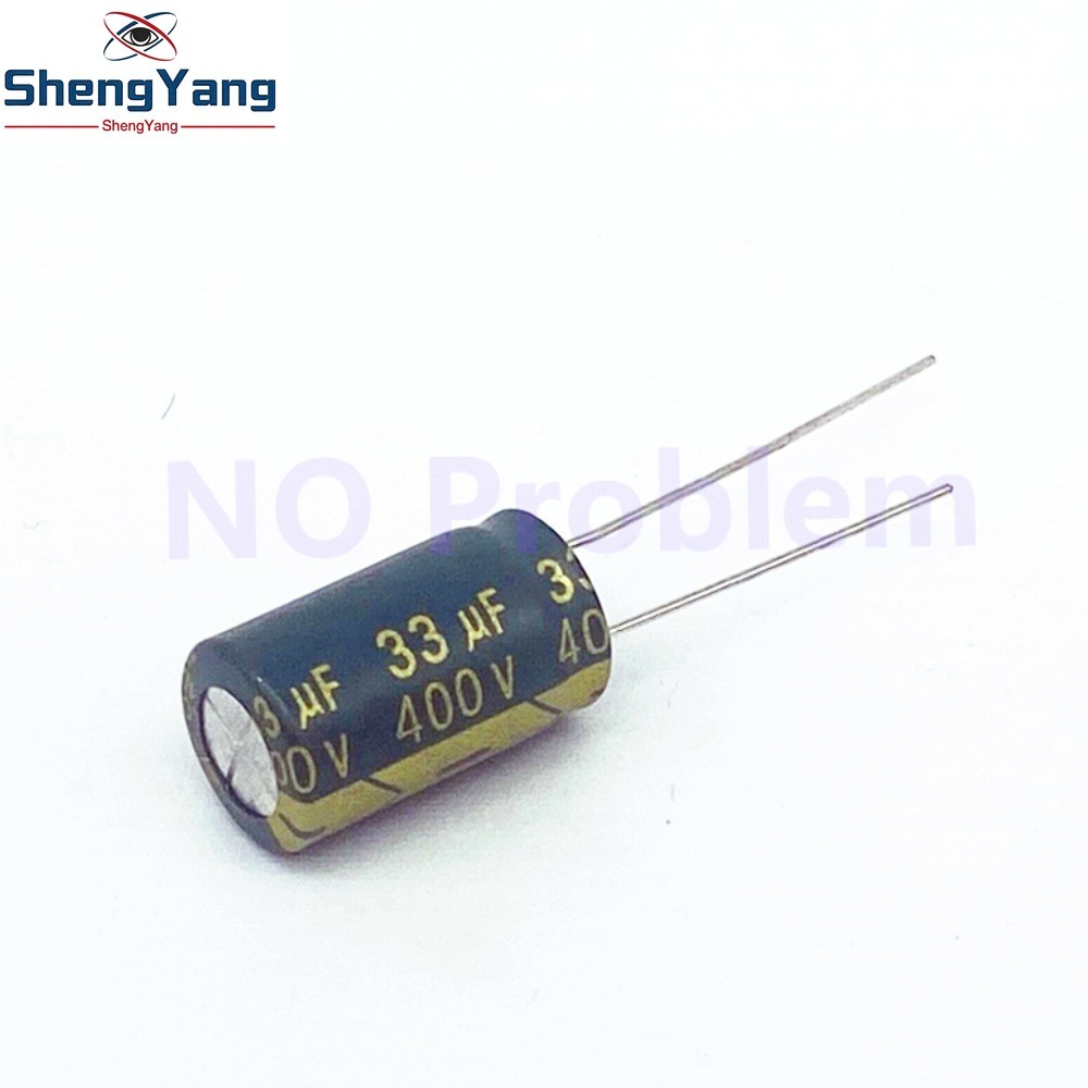 10 Cái / lốc 33uf400V Nhôm Điện Phân Tụ Kích Thước 10 * 17 Mm 400V 33uf 20%