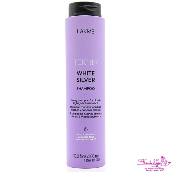 Dầu gội cho tóc rất sáng hoặc bạc Lakme Teknia White Silver Shampoo 300ml ( New ) . TN