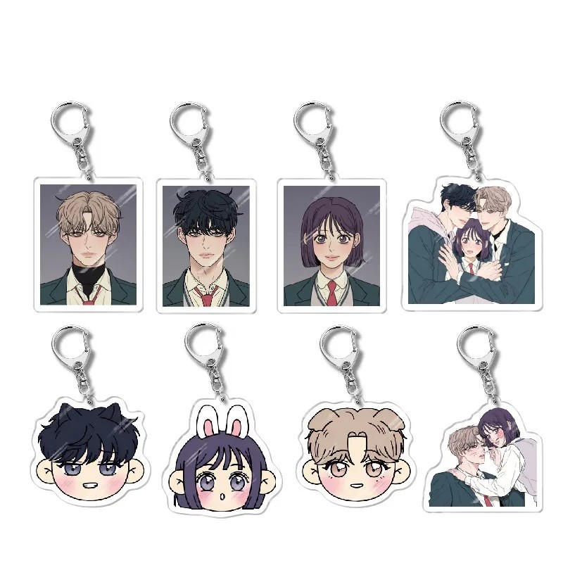 Móc khóa Mật Danh Tình Yêu Thuần Khiết Code Name Pure Love mica acrylic in hình anime Manhwa Go Eunh