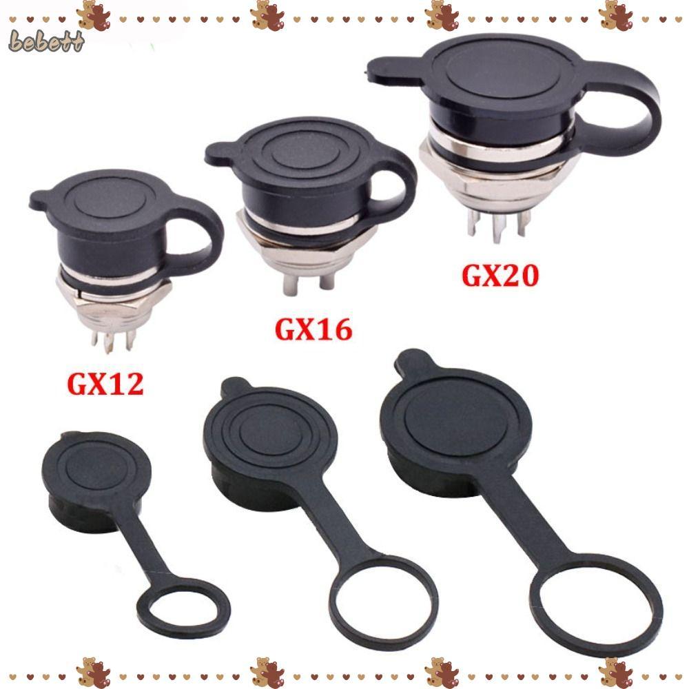 BEBETTERM GX12 GX16 GX20 Mũ bụi, Vỏ ổ cắm tròn hàng không GX12 GX16 GX20 nhẹ, Vỏ đầu nối cáp hàn chố