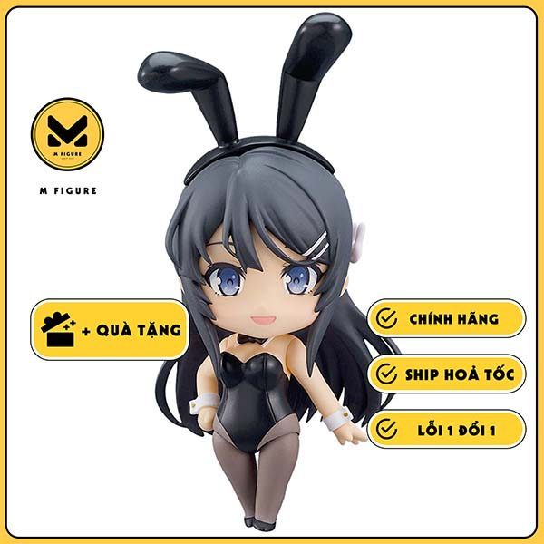 MÔ HÌNH Sakurajima Mai - Bunny Girl Senpai - Bunny Girl Ver. - Nendoroid (#2417)(Good Smile Company)