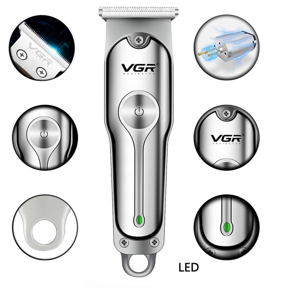 -(VGR)Tông Đơ , Máy Cắt Tóc Chuyên Nghiệp 071 Phiên Bản Mới(Kèm Phụ Kiện Đầy Đủ)