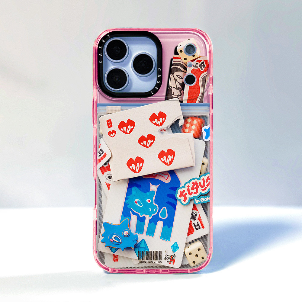 Ốp lưng minh họa 8-OF-HEARTS Tương thích cho IPhone 12 13 14 15 16 17 Pro Max 1213Mini CoverX XR XS 