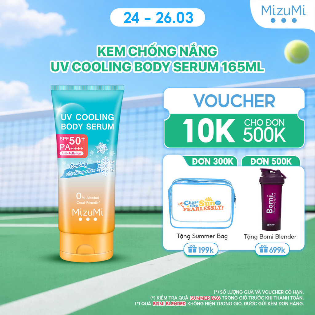 Kem chống nắng MizuMi UV Cooling Body Serum 165ml