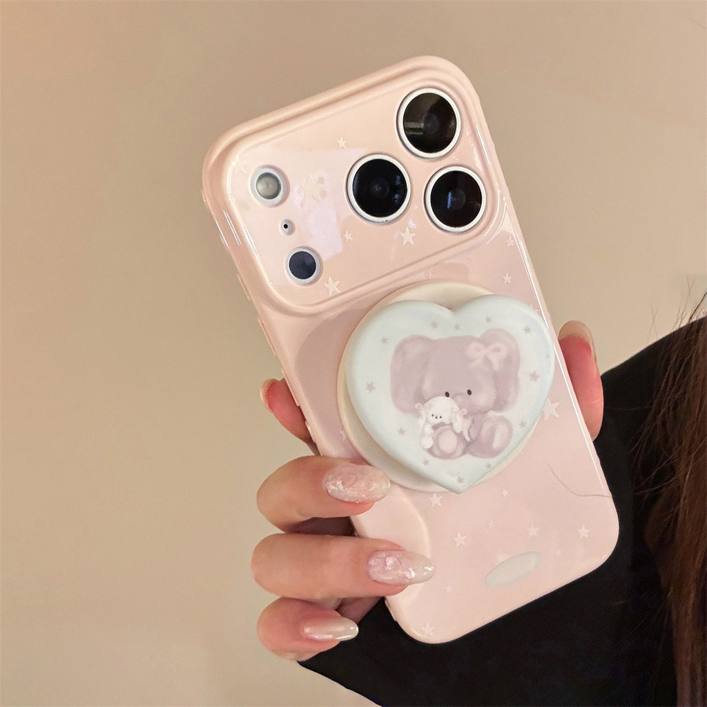 Ốp điện thoại iphone 17 Pro Max 16 Pro Max 15 Pro Max White Star Blue Ring