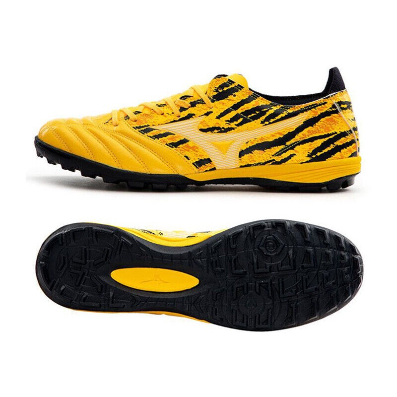 Mizuno Morelia Neo3 III Pro AS - Giày bóng đá futsal màu vàng, full hộp GF87