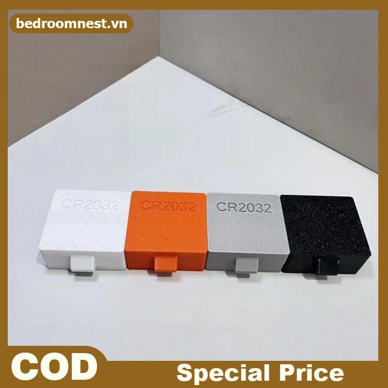 PHÒNG 1 Cái CR2450 / LR44 Nút Hộp Bảo Quản Pin Sắp Xếp 10 / 20 Lưới CR2032 Nút Hộp Bảo Quản Pin.
