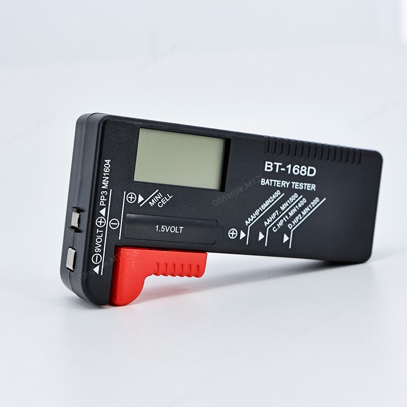 BT-168D Digital Tester Universal Digital LCD Tester AA AAA CD 9V 1.5V Button Cell Voltage Tester Too