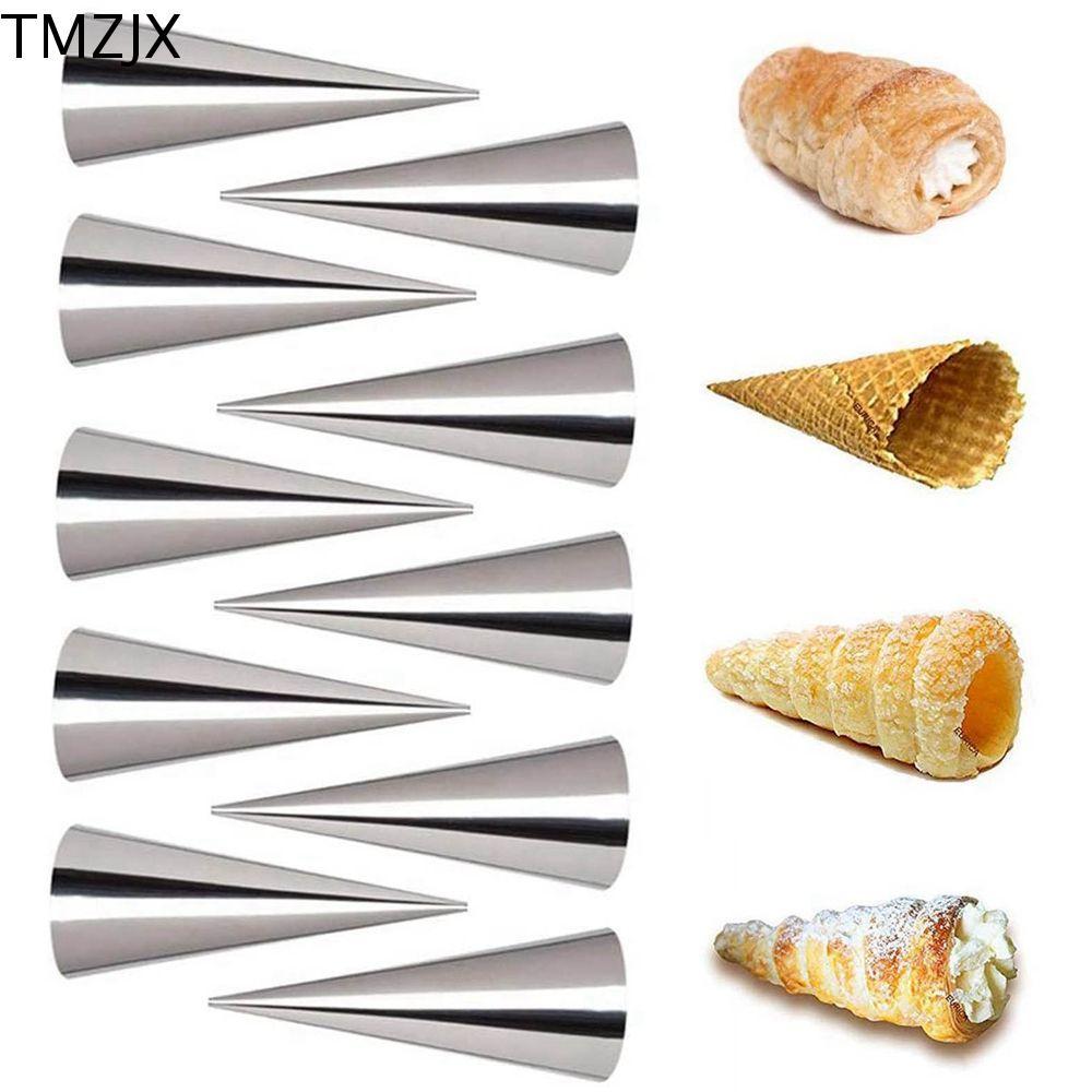 TMZJX brioche khuôn nón bánh sừng bò nướng kem sừng bánh ngọt cuộn kem phồng bánh quế hình nón khuôn