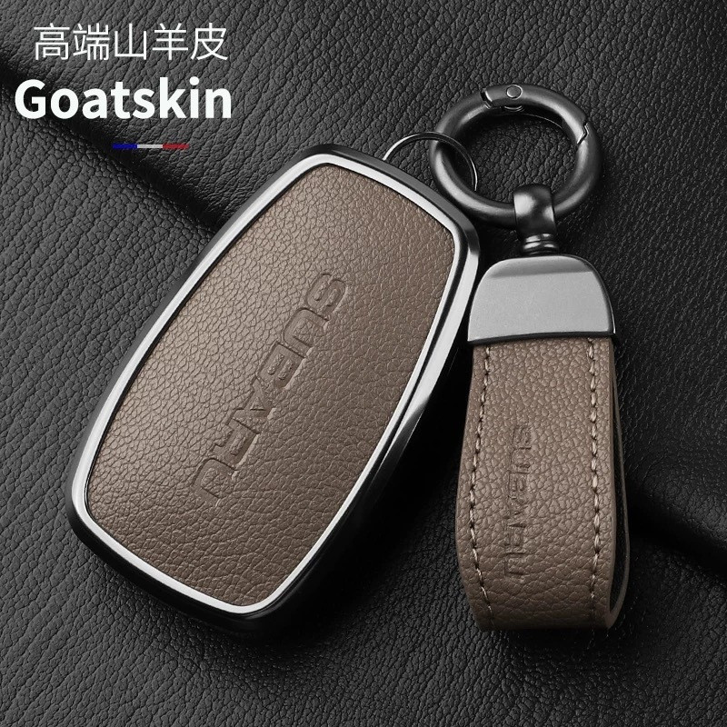 Subaru Chìa Khóa Subaru Vỏ Chìa Khóa Subaru XV Forester Subaru BRZ Túi Da Dê Thật WRX Outback Key Sh