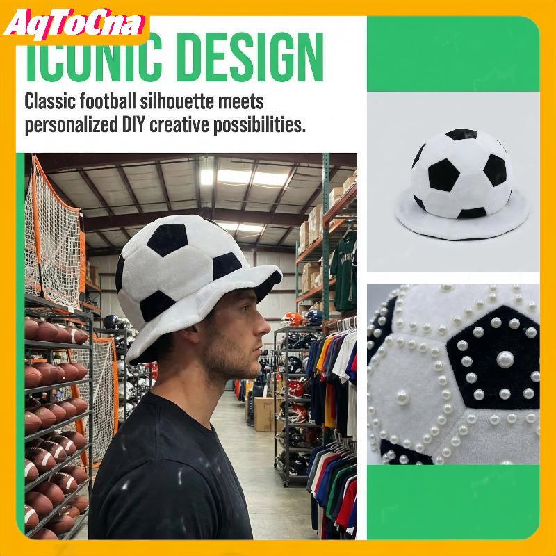 Mũ bóng đá sang trọng, mềm mại cho quan cổ vũ tại sự kiện, lễ hội và ngày trò chơi - AqToCna