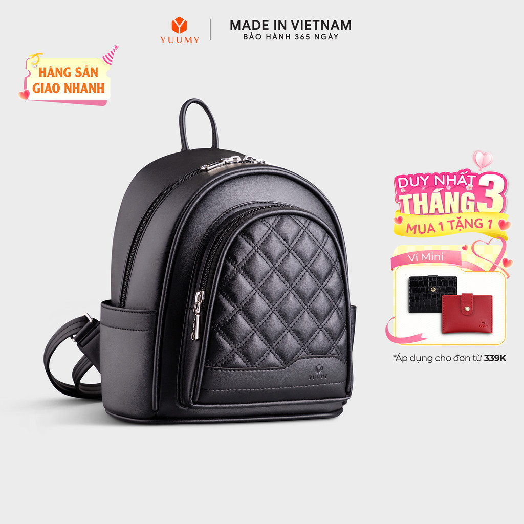 Balo Yuumy (Thời trang nữ tiện lợi cỡ trung - Balo da Seasand YBA65) Bagsmart