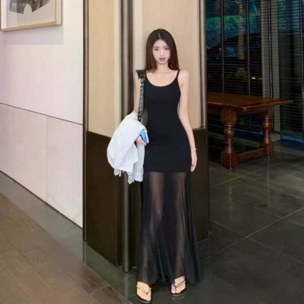 Váy Lưới Nữ, Phong Cách Mùa Hè Mới, Váy Dài Ngày Lễ Thời Trang Gợi Cảm, Đẹp | BigBuy360 - bigbuy360.vn