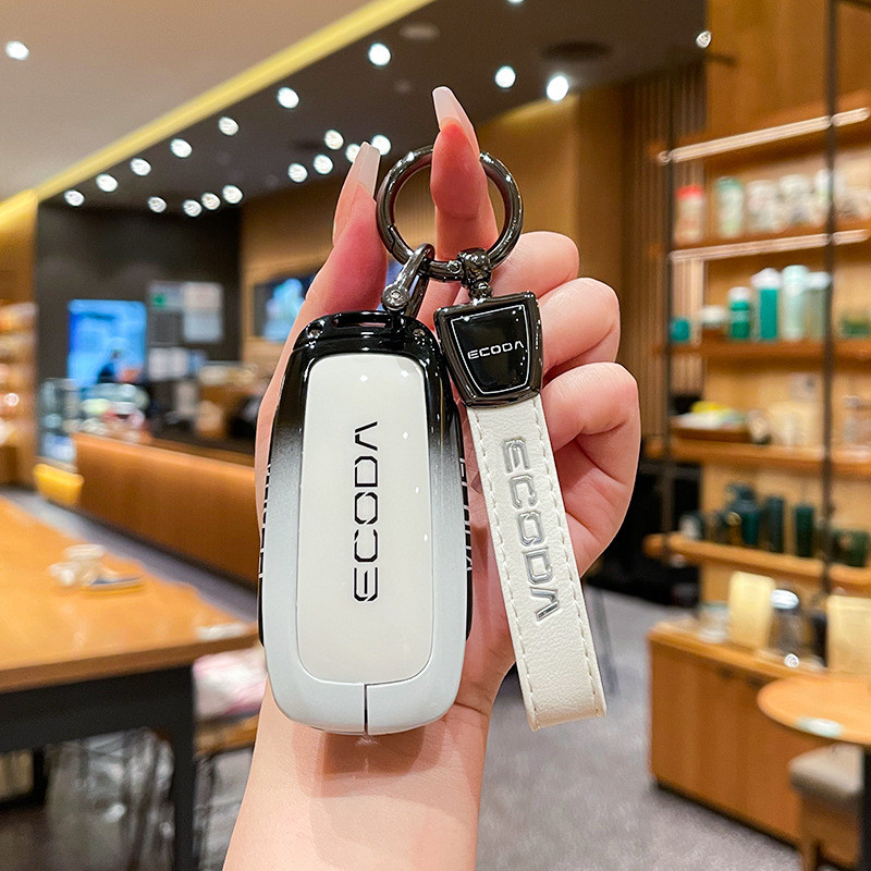 Thích hợp cho Vỏ chìa khóa OMODA 7 26 OMODA C7 2026 OMODA7 C7 Khóa vỏ trắng đen chuyển màu