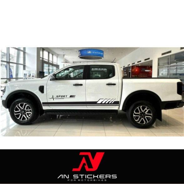 Tem dán 2 bên sườn xe ford ranger , raptop  tem in cao cấp 3 lớp cao cấp  không phai màu