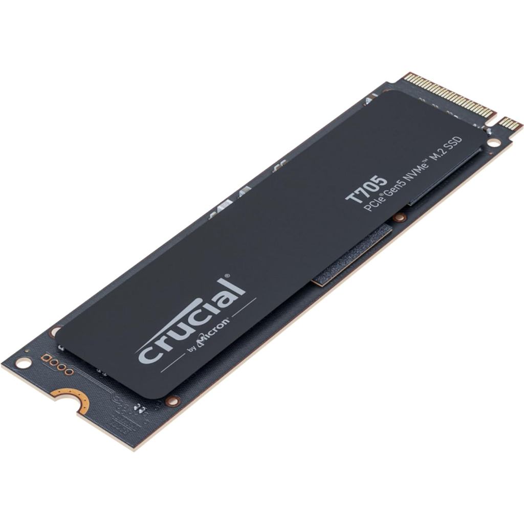 SSD 2TB Crucial T705 PCIe Gen5 NVMe, Lên tới 14.500MB / s, TLC NAND, Intel & Ryzen Tương thích, để c