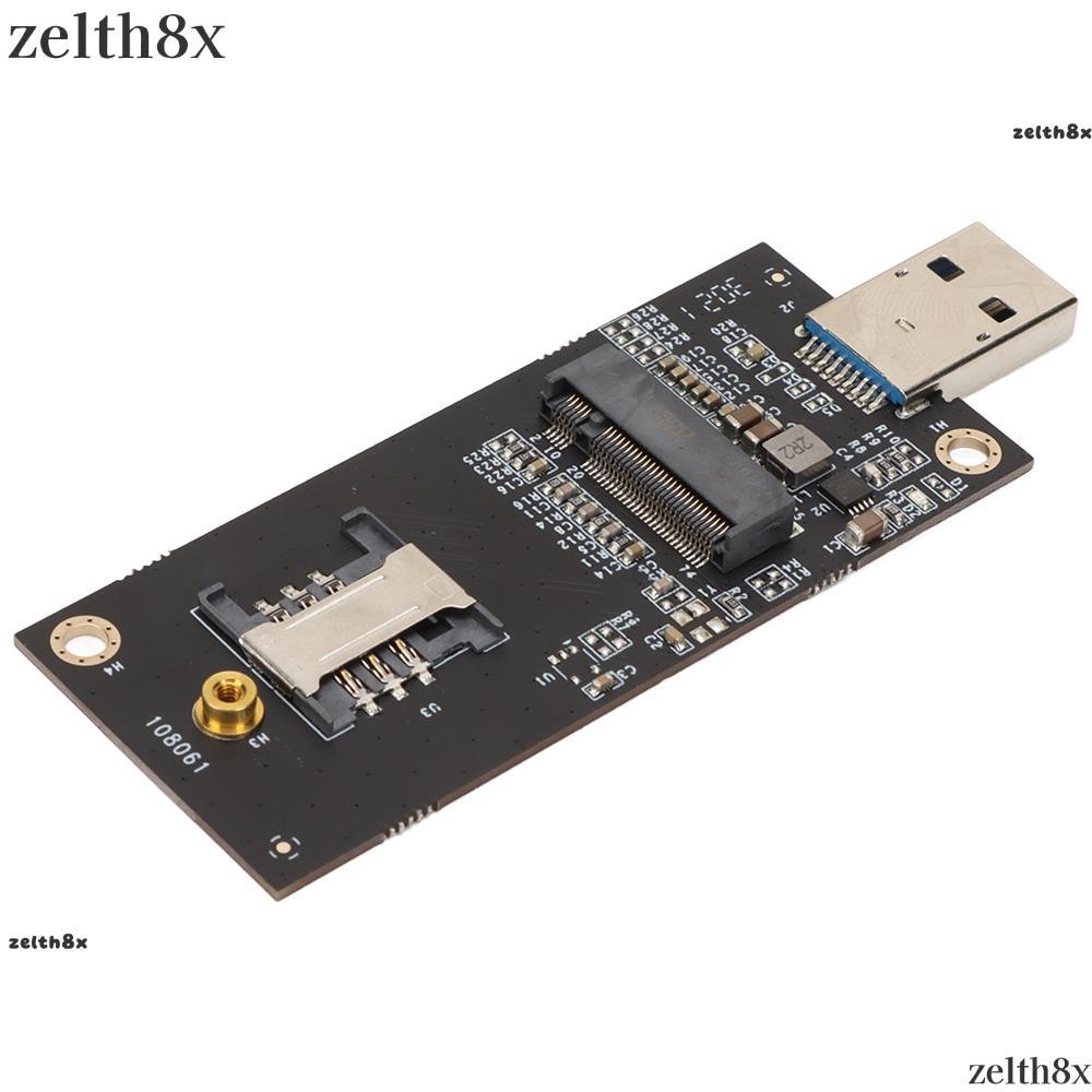 Bộ chuyển đổi ZELLH M.2 sang USB, Khe cắm thẻ SIM Thiết kế ổn định Bộ chuyển đổi NGFF sang USB 3.0, 