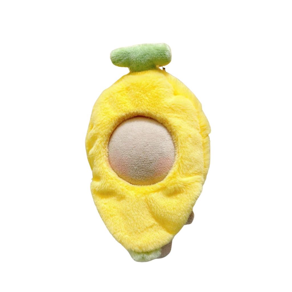 Etamo Plush Clothes Hat-Type Costume for Plushies, approx. 10–11 cm — Mini Banana