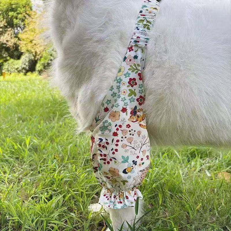 Samo Golden Retriever Dog Front Leg Knee Pad Medium Large Dog Anti-Wear Anti-Dirty Joint Protective 