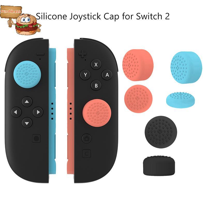 Mặt Trời 4 / 6 Chiếc Silicon Chống Trơn Trượt Joysti Cap Set Cho Switch 2 Joysti Cover Thumb Sti Bộ 