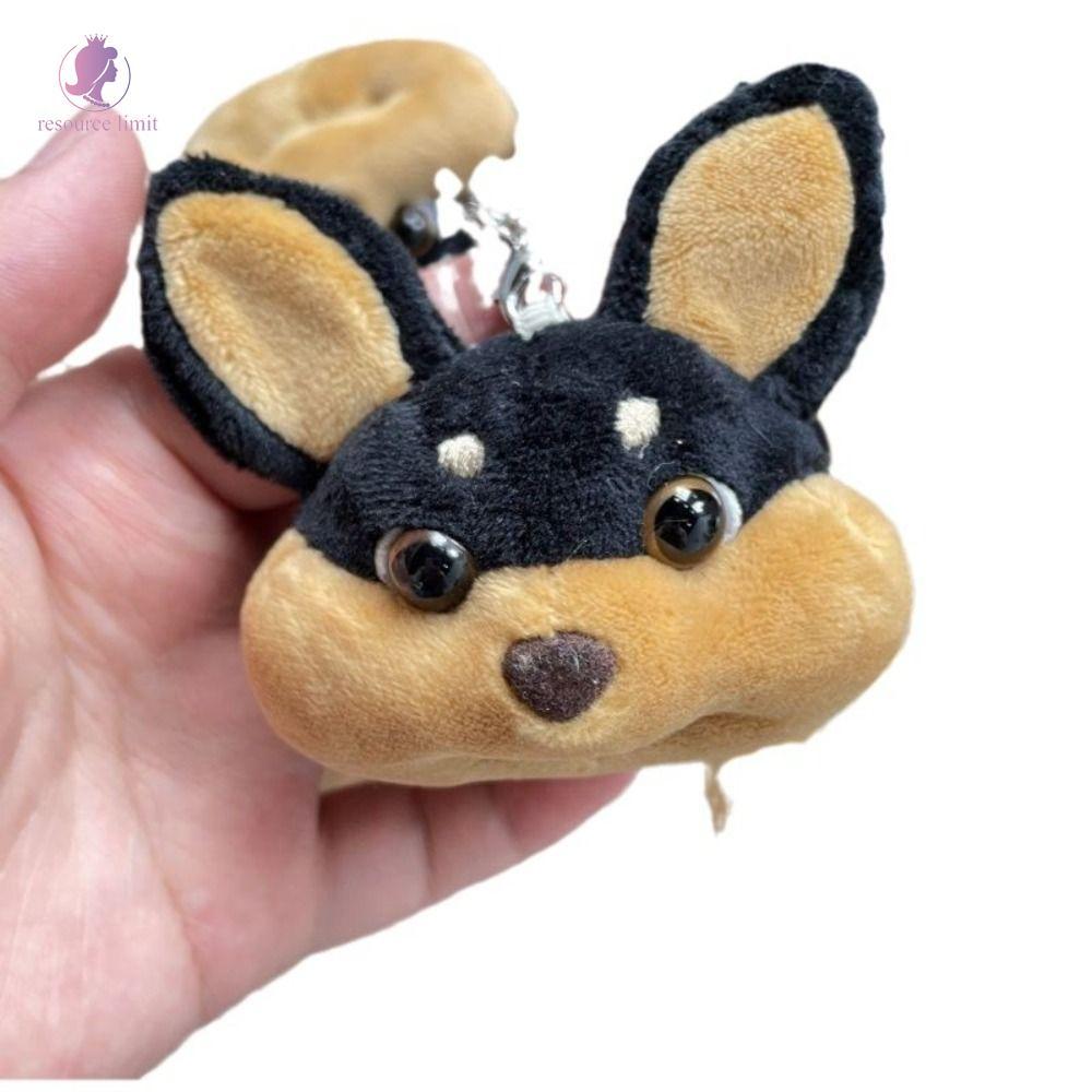 resource limit RESOURCE LIMIT Bee Dog Doll Móc khóa, Phim hoạt hình với tạp dề Bee Puppy Bag Mặt dây